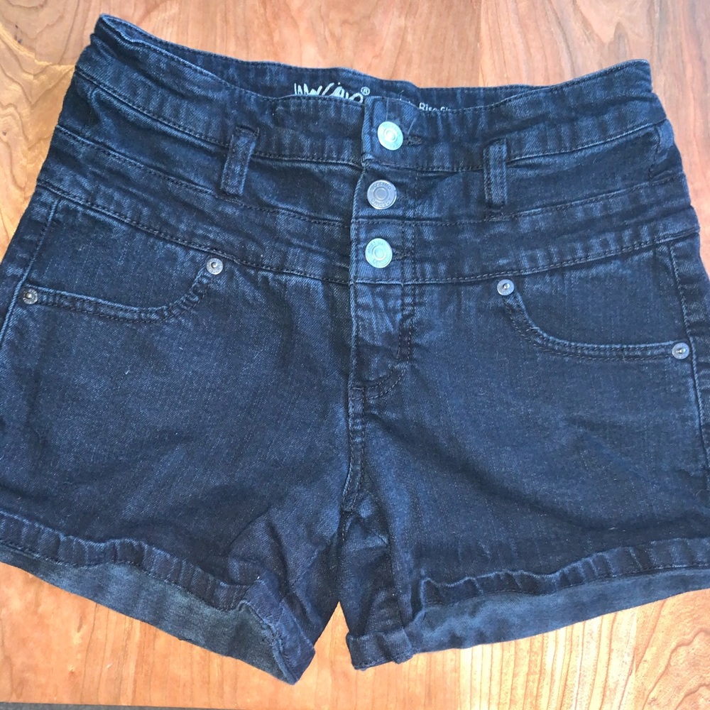 High Rise Jean Shorts